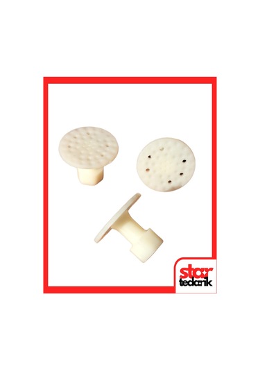 Pdr Ekstra Boyasız Göçük Düzeltme Plastiği Yuvarlak Delikli Düz Çap 27mm - D. N6 - Natural Beyaz