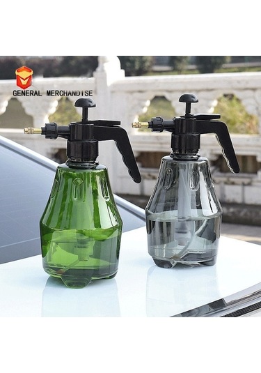 Besthome1 1.5l Büyük Kapasiteli Ev Bahçesi Basınçlı Sulama Kabı Yeşil/gri Uzun Model