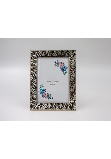 Leopar Gümüş Çerceve 13x18 Cm