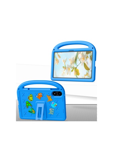 Xiaomi Poco Pad/redmi Pad Pro Kickstand Eva + Pc Kılıfı Omuz Askılı Tablet Kılıfı - Mavi Tablet Kılıfı