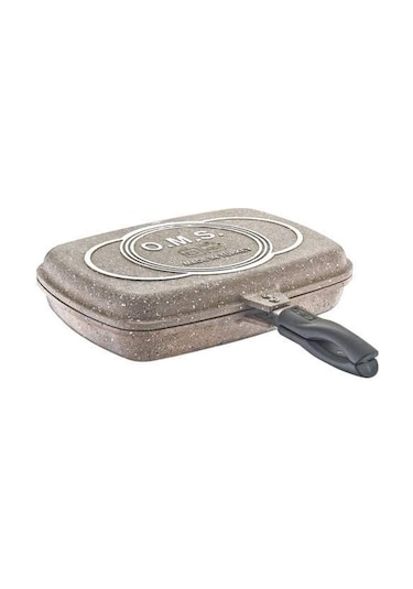 Oms Granit 36X26X9 Cm Balık Tava 3215 Kahverengi