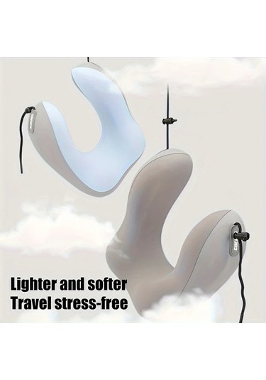 Honeybeeshop Pembe Araba Ucak Seyahat Ve Ofis Icin Ergonomik U Seklinde Boyun Yastigi Depolama Cantali