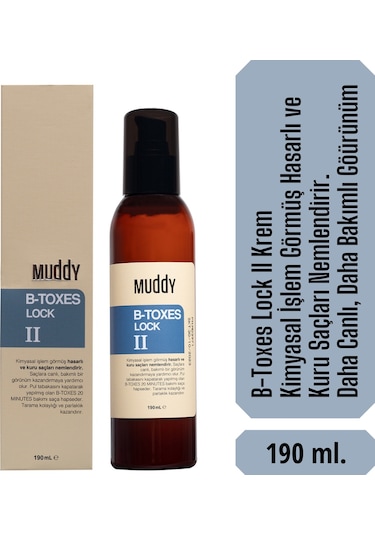 Muddy B-Tox Keratin Incredible Saç Spreyi 400 ML+ B-Toxes Lock II 190 ML