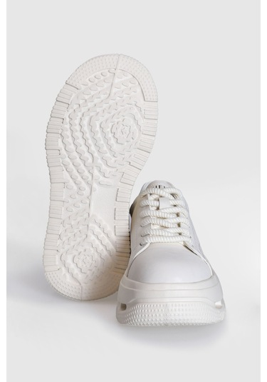 Lufian Agatha Kadın Sneaker Ayakkabı Beyaz Beyaz 121230007100500 Beyaz