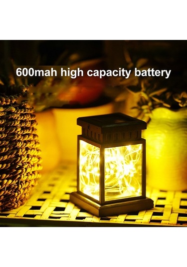 Besthome1 Güneş Enerjili Çiçek Şekilli Bahçe Lambası - Su Geçirmez 30 Led, 4 Renk, Asma Kanca, Gece Aydınlatma Çok Renkli Çok Renkli