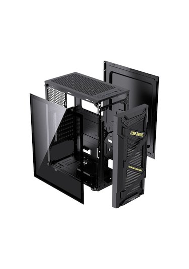 Vegax 4 Adet Rgb Fanlı Atx Tuştan Değişen Boş Bilgisayar Kasası