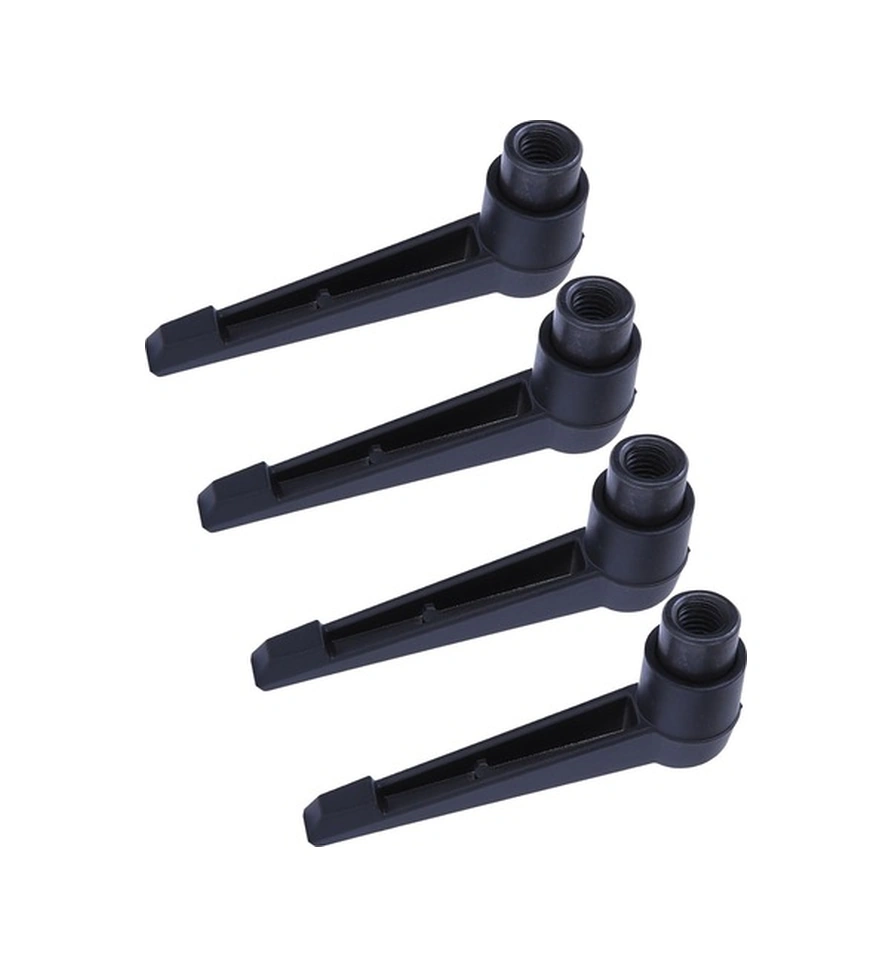 Fortunelane 4 Adet Paslanmaz Çelik M8 İç Dişli Ayarlanabilir Makine Kolu 63 Mm - Mekanik Ekipmanlar İçin Dayanıklı Operasyon Kolu