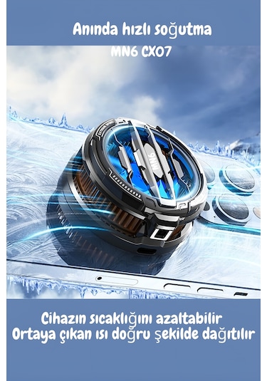 Cx07telefon Soğutucu Fan/15w Power Radyatörlü/tablet Soğutucu Fan