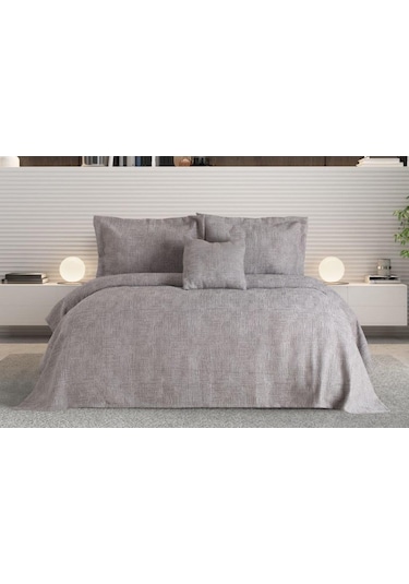 Özdilek Çift Kişilik 4 Parça Yatak Ortusu Dream Gri Gri