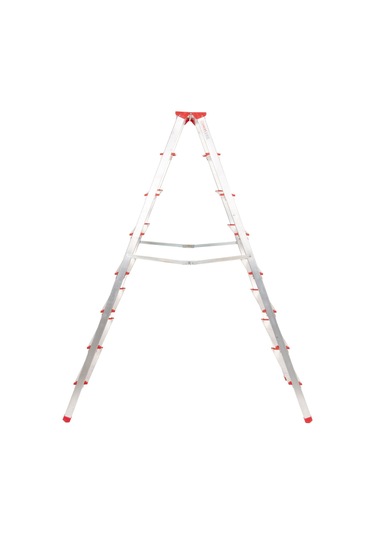 Alüminyum Çift Çıkışlı 8 Basamaklı Merdiven 181 Cm Accm.06