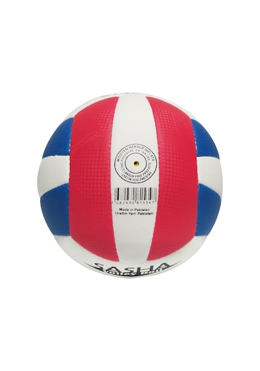 Sasha Özel El Dikişli 5 Numara Voleybol Topu Mavi - Kırmızı