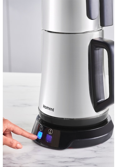 Homend Royaltea Elegant 1776H Parlak Inox Çay Makinesi