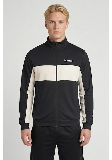 Hummel Hmlyerno Zıp Fermuarlı Siyah Erkek Sweatshirt 922532-2001