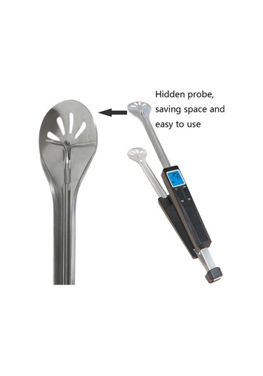 Ganzhoushop Termometresi Sones Paslanmaz Klips İşlevli Hd916 Gıda Fonksiyonlu Çok Amaçlı Çelik Wr