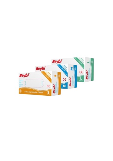 Pudralı Lateks Muayene Eldiveni 100'lü
