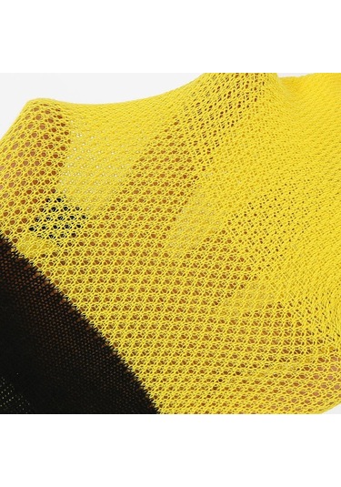 Homyl Erkekler Ve Kadınlar Için Ayak Bileği Çorap Pamuklu Sarı