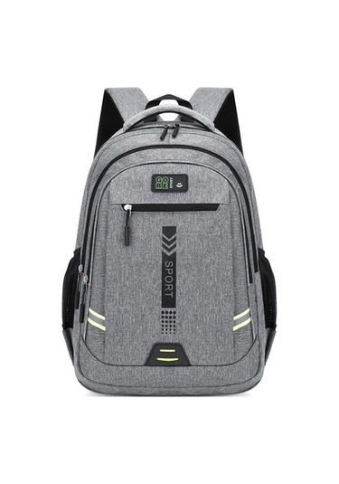 Zethus Yeni Unisex Sırt Çantası Tasarımı Rahat Okul Çantası Moda Basit Büyük Kapasiteli Seyahat Sırt Çantası Oxford Kumaş Okul Sırt Çantası Lo79yn Açık Gri
