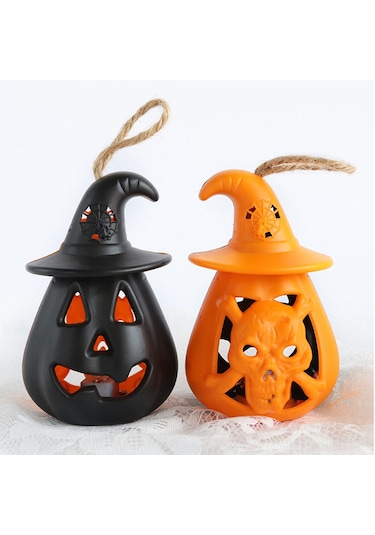 Monyee Siyah Kürke Led Işıklı Dekoratif Makyaj, Halloween Partisi Sahne Düzenleme Aleti, Reçine Materyal, 3xlr1130 Pil İle Çalışır Diğer