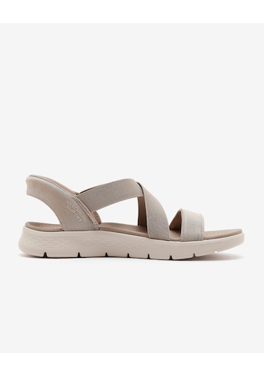 Skechers Go Walk Flex Sandal Kadın Bej Sandalet 141489 Tpe Bej
