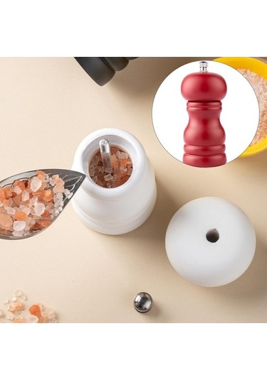 Besthome1 12 5 5cm Beyaz Karabiber Öğütücü El Hareketi 1 Adet Kutu Paketlenmiş Beyaz