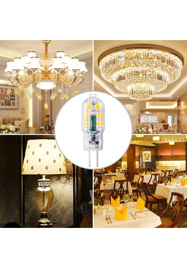 Symbee Tomshine G4 Led Ampul 12 Adet 3w 3000k Sıcak Beyaz 360 Açı 160lm 30000 Saat Dayanıklı 12v Ac/dc