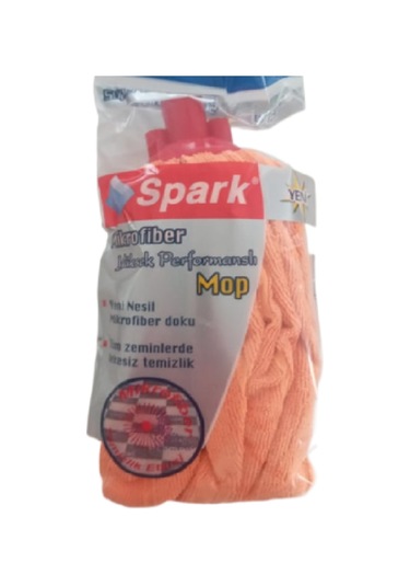 Spark Mikrofiber Havlu Paspas Mop Ucu Ve Ahşap Saplı Takım