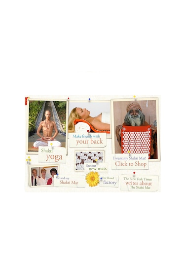 Padalink "taşınabilir Masaj Matı: Hafif, Katlanabilir Ve Yıkanabilir Akupunktur Yoga Pedi 68x42cm " Çok Renkli