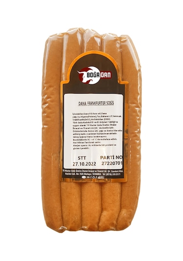 Boğadan Frankfurter Sosis (4 KG)