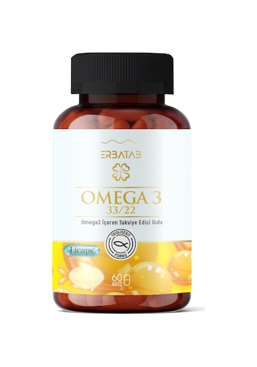 Erbatab Omega 3 Balık Yağı 60 Kapsül