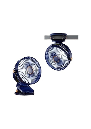 Relaxed Taşınabilir Klips Tipi Sessiz Şarj Edilebilir Yeni Küçük Fan-mor