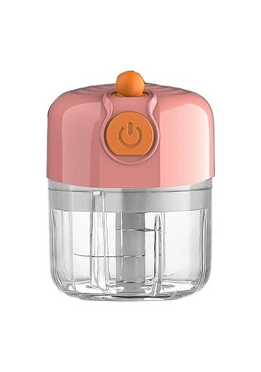 Elektrikli Sarımsak Kıyıcı Makinesi, Mini Taşınabilir Gıda Etli İşlemci Blender Soğan Fındısı 100ml Patates Mashers & Amp Ricers Pembe Ahşap - Pudra