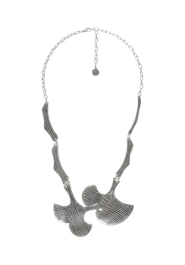 Kadın Antik Gümüş Kaplama Bohem Kolye Gümüş