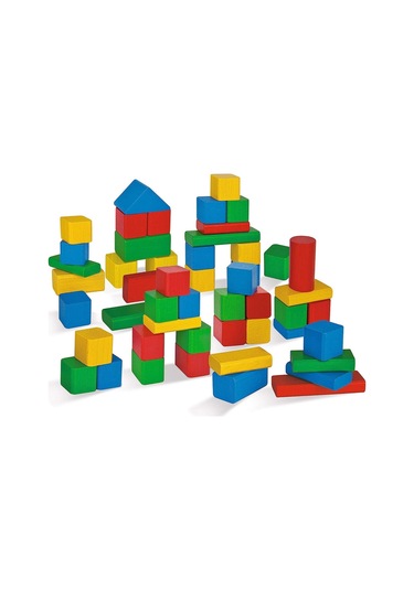 Eichhorn Renkli Ahşap Bloklar 50 Parça 1+ Yaş
