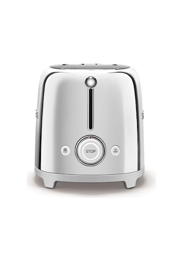Smeg TSF02 4 Dilim Ekmek Kızartma Makinesi Krom