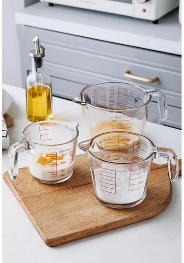House Axiom Mutfak İçin Cam Ölçü Kabı 350 Ml 213039764 Beyaz