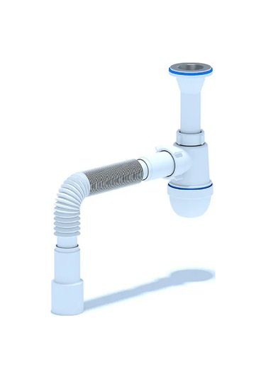 Anı Plast Lavabo İçin Sifon 1 1/4" X 40, Esnek Boru İle 40x40/50 Mm 316836828