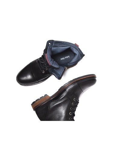 Bot Erkek 1041 020 Wk-john May Orkut Suede Black Siyah