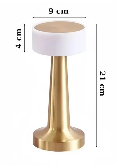 Dekoratif Şarjlı Dokunmatik Gece Lambası Ve Led Masa Lambası