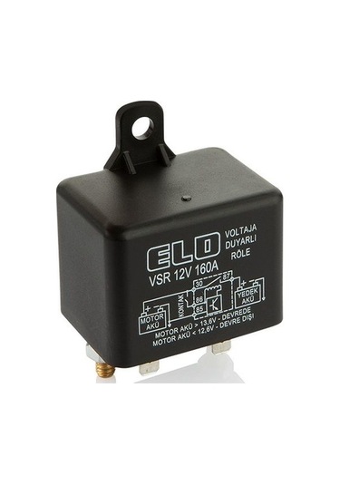 Elo Akü Ayırıcı Gerilime Duyarlı Akıllı VSR Röle 12V 160A (Su Geç