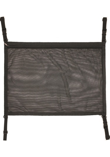 Gajeena Araç Tavanı İçin Ayarlanabilir Siyah Bagaj Saklama Filesi - Polyester Malzeme, Kolay Montaj Siyah