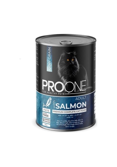 Pro One Adult Somonlu Yetişkin Kedi Konservesi 24 x 415 G