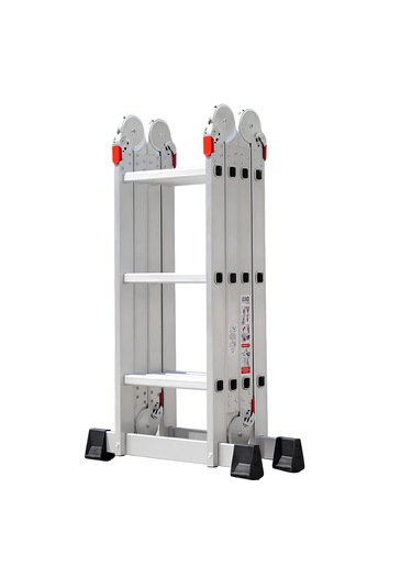 Çok Amaçlı Alüminyum Katlanır Akrobat Merdiven En131 Sertifikalı 4x4 Basamaklı 1 Adet