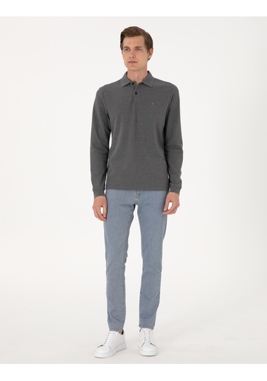 Pierre Cardin Erkek Antrasit Melanj Sweatshirt 50314048-vr081 Antrasit Melanj