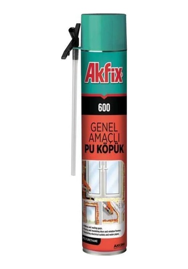 Akfix 600 Genel Amaçlı Pu Köpük 750 ml / 600 gr