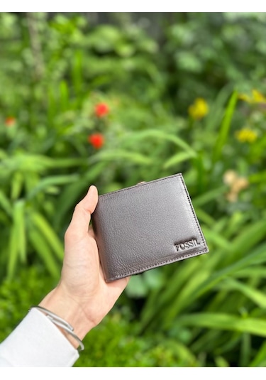 Fossil Kahve Napa Cüzdan 1826&3,5 Cm Hakiki Deri Kemer Seti 115cm Kahverengi