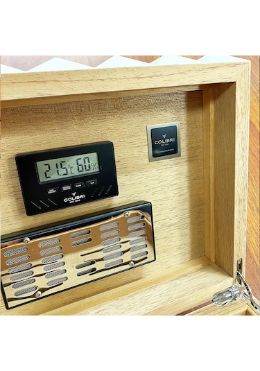 Colibri Grand Quasar Humidor Puro Kutusu Kırmızı 120's