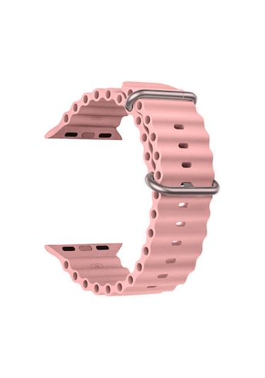 Fitcase Apple Uyumlu  Watch 38/40/41 Mm Ocean Silikon Kordon