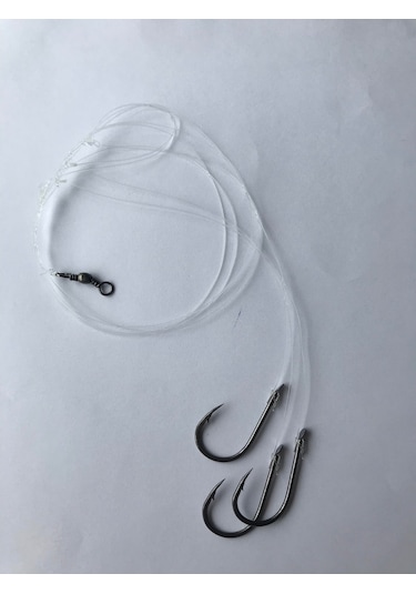 Sasa Chinu Üç İğneli Yemli Dip Hazır Olta Takımı 5 Adet