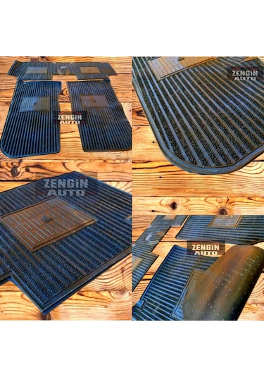 Tofaş Uyumlu Paspas Mavi T Logolu Dekorlu Mavi Iplikli