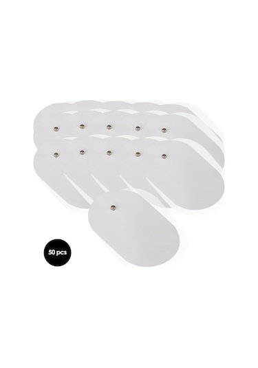 Xindoker 50 Adet Reusable Elektrot Paspası - Düşük Frekanslı Fizyoterapi Cihazları İçin - Kan Dolaşımını Artırır, Yorumu Azaltır